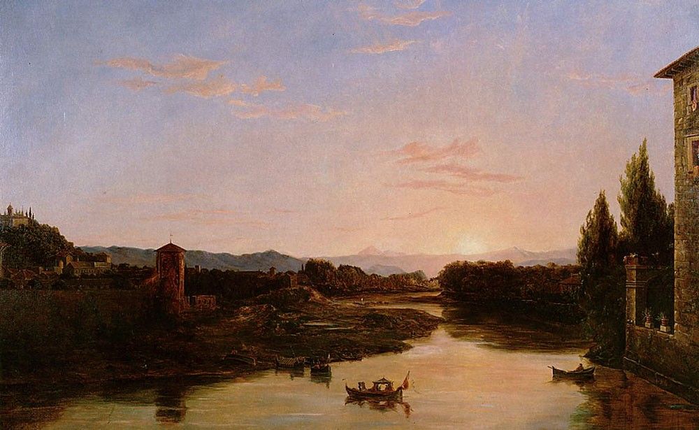 Thomas Cole Sunset of the Arno